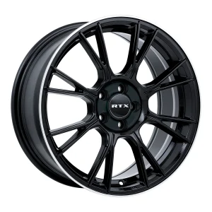 RTX Wheels – Vapor – Black – 18″x8″ 40mm – Summer Wheels – 082079